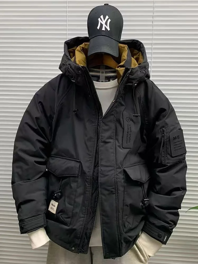 2025 New Men's Parka down Jaet Thiened Warm Casual Loose Fit White Du Feather Workwear Sle Windproof Youth Faion
2025 New Men's Parka down Jaet Thiened Warm Casual Loose Fit White Du Feather Workwear Sle Windproof Youth Faion