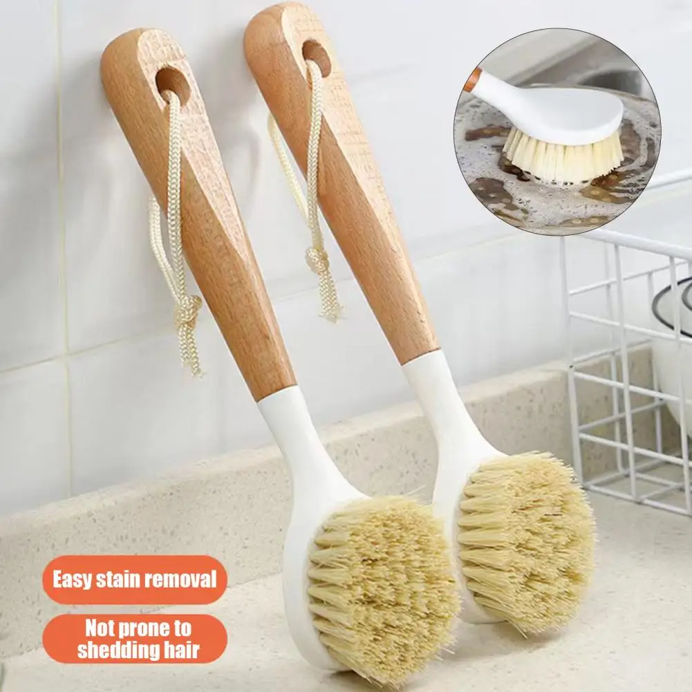 Pot Brush Non-Slip Handle Sturdy Bristles Pot Cleaning Brush Kitchen Sinks Pans Pots Plates Dish Brush with Hanging Loop
Pot Brush Non-Slip Handle Sturdy Bristles Pot Cleaning Brush Kitchen Sinks Pans Pots Plates Dish Brush with Hanging Loop