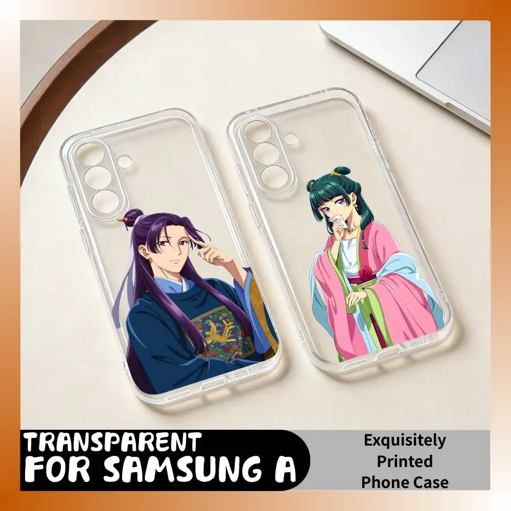 Jinshi And Maomao Anime Apothecary D-Diaries Phone Case For SamsungA10 A12 A31 A40 A70 Transparent Cover Case
Jinshi And Maomao Anime Apothecary D-Diaries Phone Case For SamsungA10 A12 A31 A40 A70 Transparent Cover Case