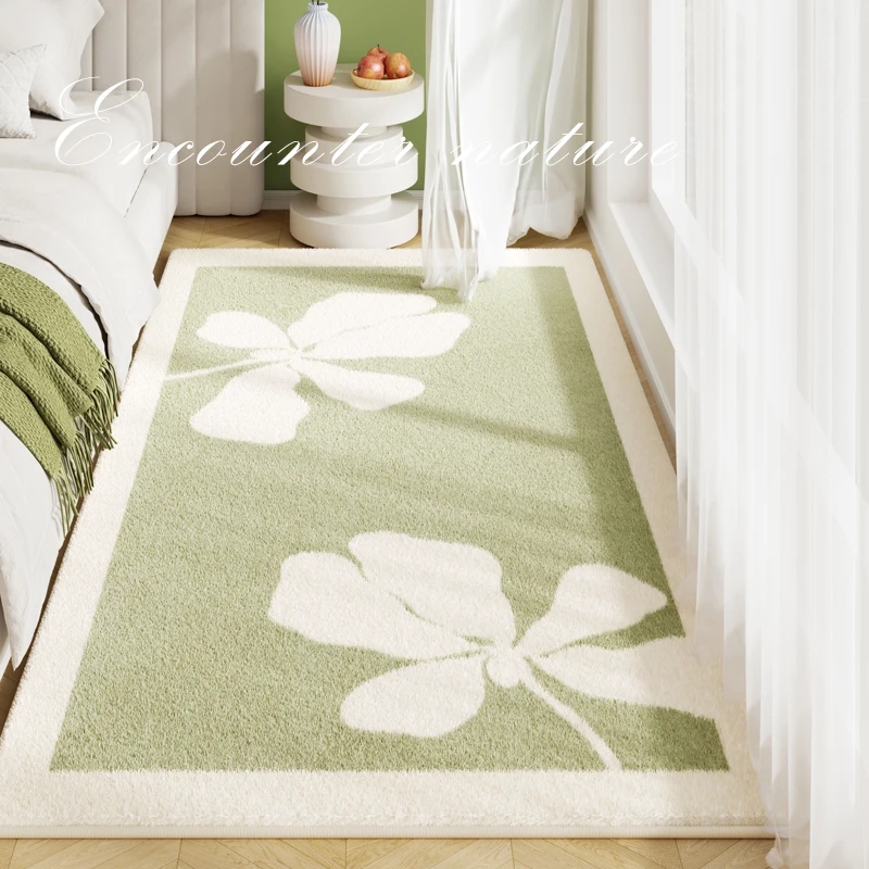 French Cream Bedroom Bedside Plush Carpet Fresh Living Room Decoration Carpet Home Fluffy Soft Cloakroom Balcony Washable Rug
French Cream Bedroom Bedside Plush Carpet Fresh Living Room Decoration Carpet Home Fluffy Soft Cloakroom Balcony Washable Rug