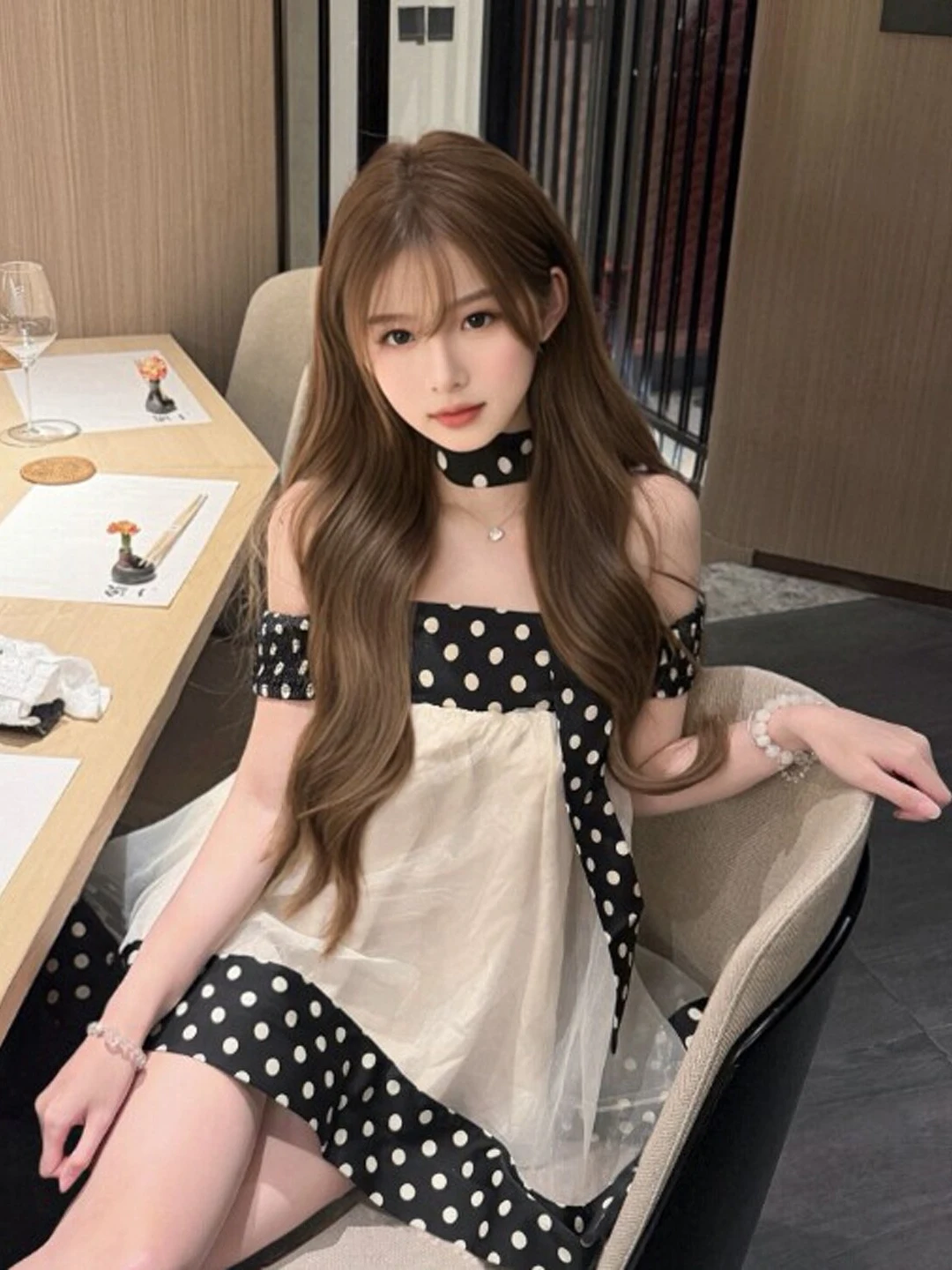 Sweet Wind Gentle Summer Polka Dot Splice Puffy One Shoulder Irregular Dress Cotton Short Sleeve Women's City Commute
Sweet Wind Gentle Summer Polka Dot Splice Puffy One Shoulder Irregular Dress Cotton Short Sleeve Women's City Commute