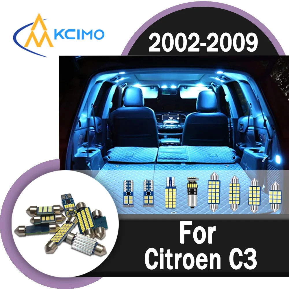 Super Bright CANBUS Error-Free LED Interior Light Kit For Citroen C3 1 MK1 2002-2009 Easy Install Flicker-Free Auto Bulbs Set
Super Bright CANBUS Error-Free LED Interior Light Kit For Citroen C3 1 MK1 2002-2009 Easy Install Flicker-Free Auto Bulbs Set