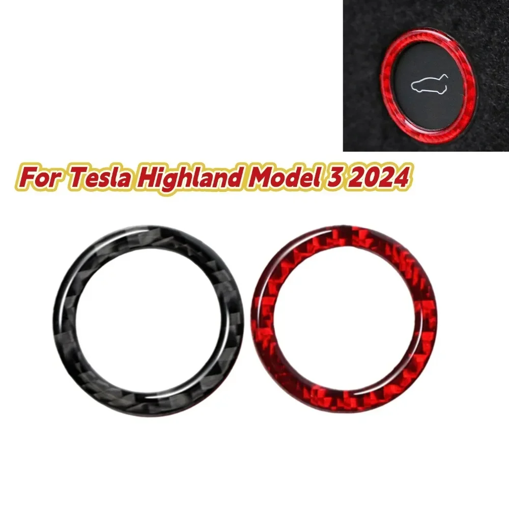 Наклейка из углеродного волокна для Tesla Highland Model 3 20224, задняя кнопка переключения багажника, наклейка на крышку, аксессуары для салона автомобиля
Наклейка из углеродного волокна для Tesla Highland Model 3 20224, задняя кнопка переключения багажника, наклейка на крышку, аксессуары для салона автомобиля