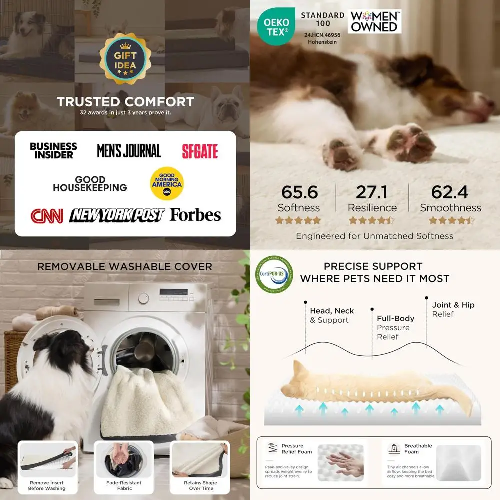 Ортопедическая большая лежанка для собак со съемным чехлом, подходит для животных весом до 30 кг
Ортопедическая большая лежанка для собак со съемным чехлом, подходит для животных весом до 30 кг