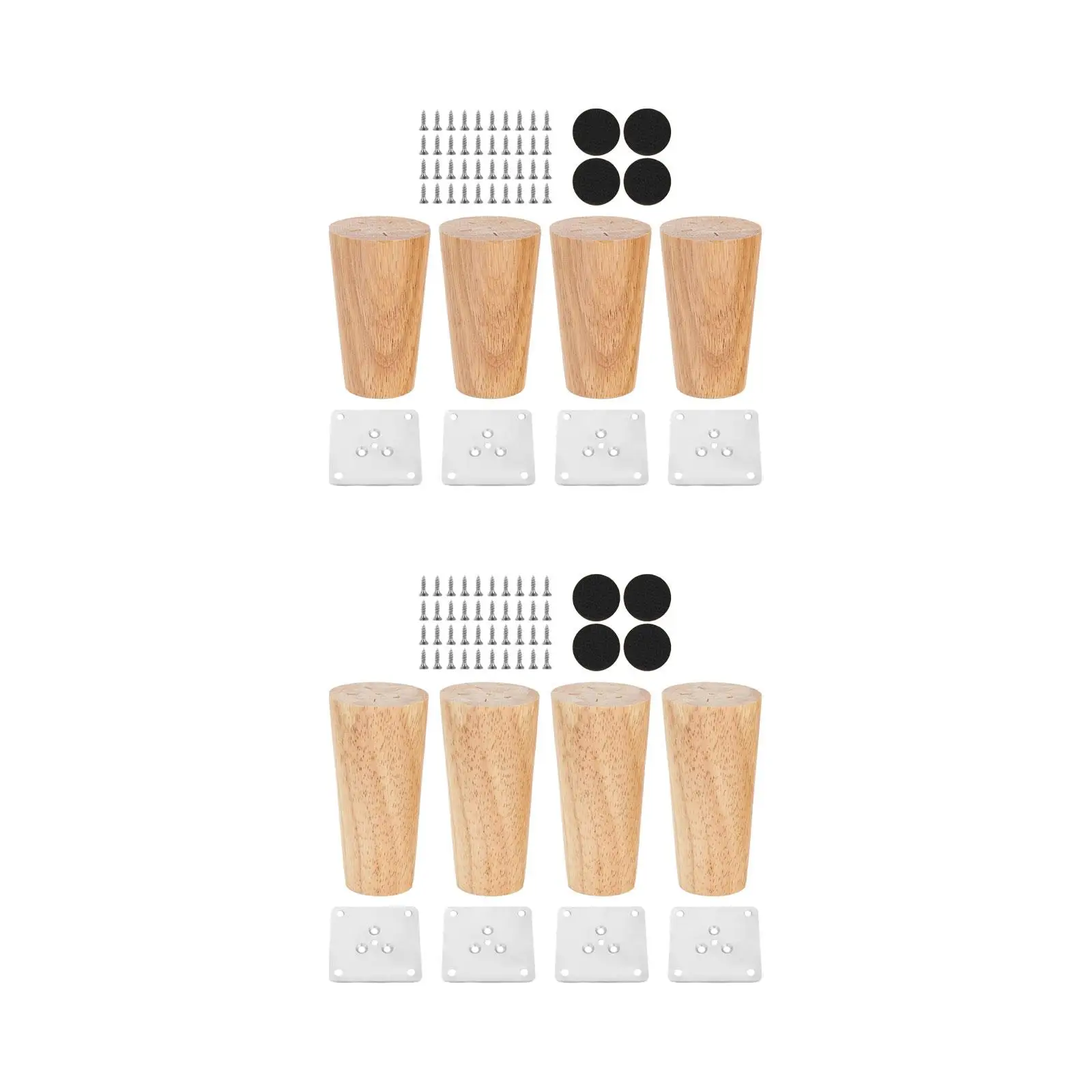 4 Pieces Cabinet Legs Cabinet Feet Compact Multifunctional Sturdy Non Slip Table Legs Wood Furniture Legs for Coffee Table
4 Pieces Cabinet Legs Cabinet Feet Compact Multifunctional Sturdy Non Slip Table Legs Wood Furniture Legs for Coffee Table
