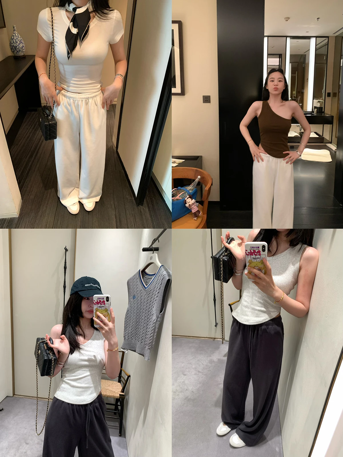 Ultra Soft oulder Slit Vest And Sport Pants Set Vintage Worn Look Long Pants Faionable Summer Outfit for Women Commute Sle
Ultra Soft oulder Slit Vest And Sport Pants Set Vintage Worn Look Long Pants Faionable Summer Outfit for Women Commute Sle