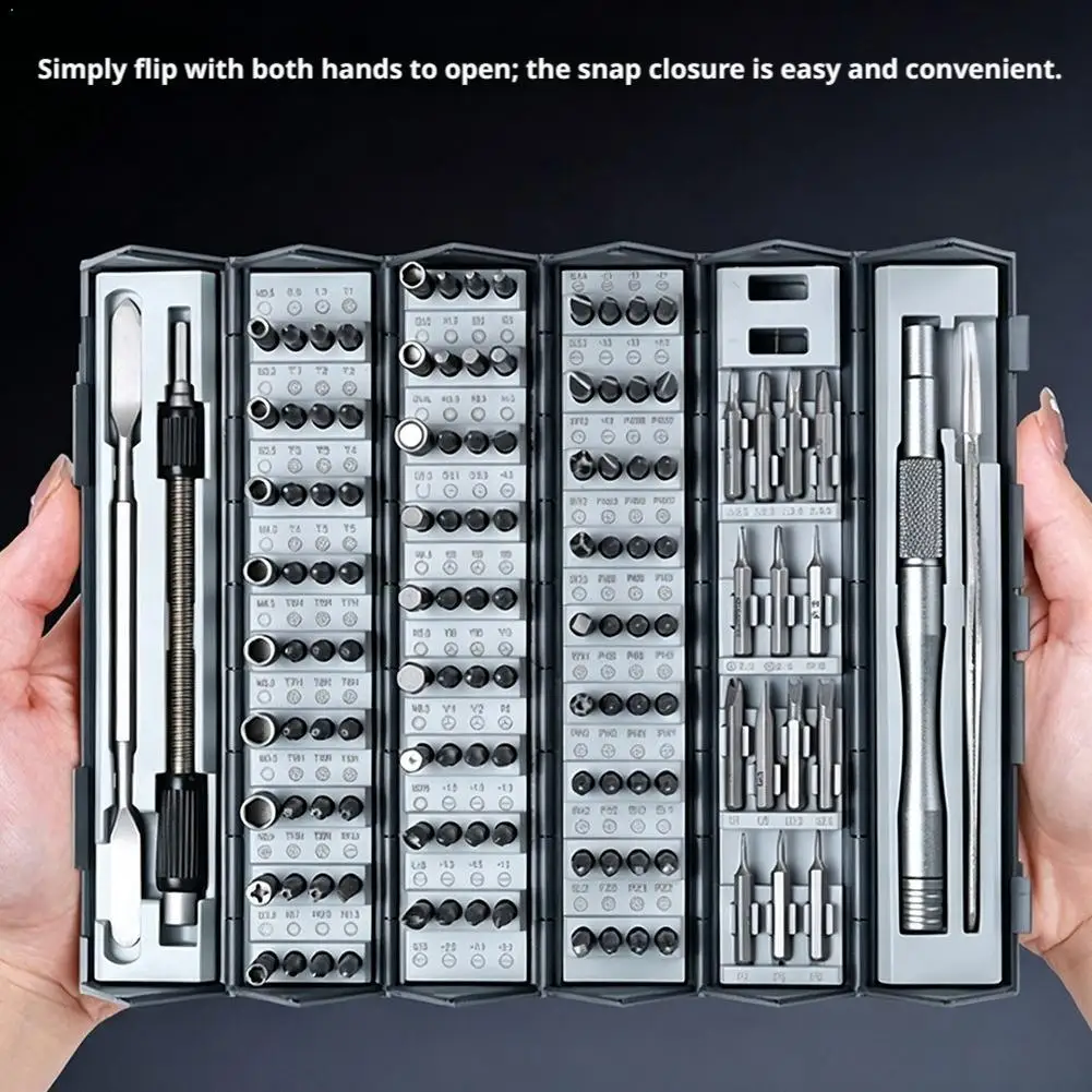 Precision Screwdriver Set 128 in 1 Manual Hand Tool Kit Magnetic Mini Small Bit For Xiaomi Mobile Cellphone Repair Home PC Watch
Precision Screwdriver Set 128 in 1 Manual Hand Tool Kit Magnetic Mini Small Bit For Xiaomi Mobile Cellphone Repair Home PC Watch