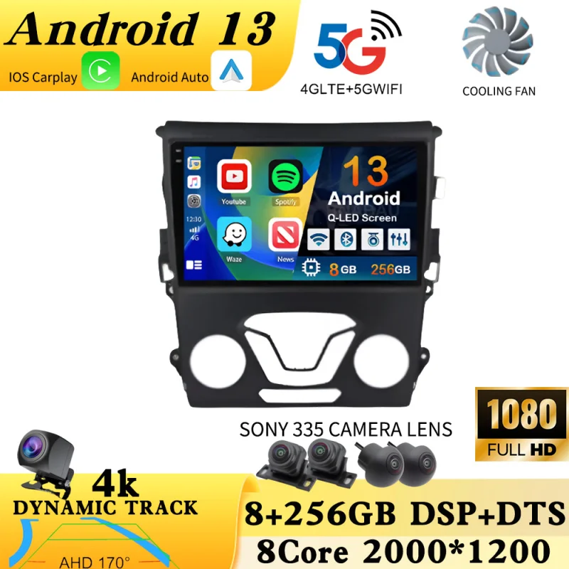 Android 14 Carplay Auto 4G WIFI GPS For Ford Mondeo 5 Fusion 2012-2019 Car Radio Multimedia Player Video Stereo Head Unit 2din
Android 14 Carplay Auto 4G WIFI GPS For Ford Mondeo 5 Fusion 2012-2019 Car Radio Multimedia Player Video Stereo Head Unit 2din