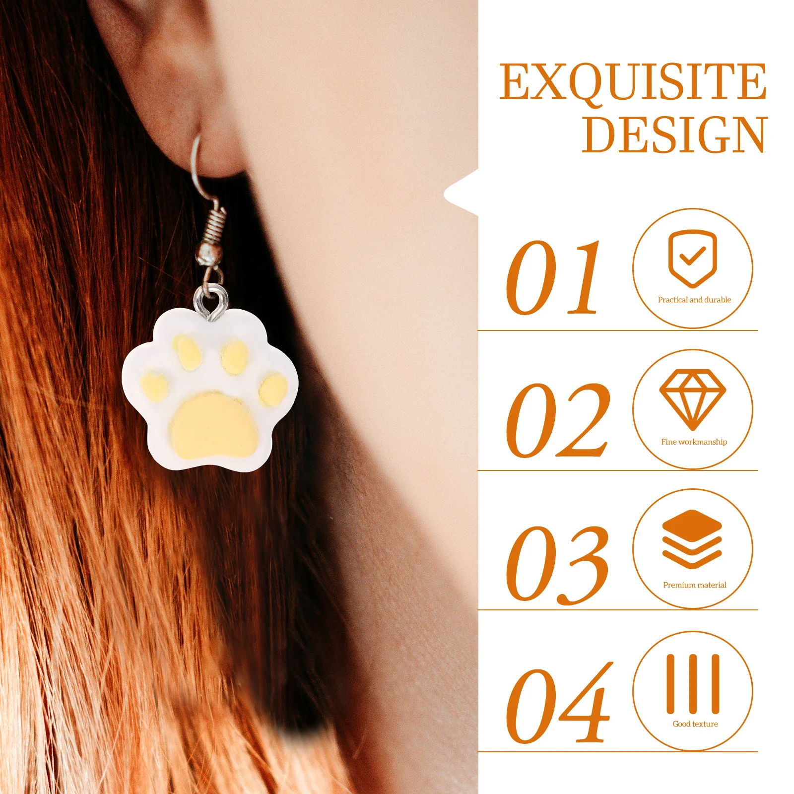 18Pcs Dog Paw Resin Charms Cute Pendants for DIY Jewelry Necklace Bracelet Keychain Making Accessories Dog Paw Charms
18Pcs Dog Paw Resin Charms Cute Pendants for DIY Jewelry Necklace Bracelet Keychain Making Accessories Dog Paw Charms