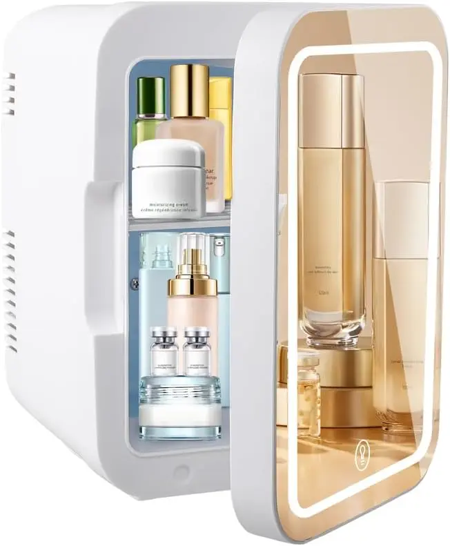 Skincare Fridge, Mini Fridge for Bedroom, Office, Car, 4L/6 Can Makeup Fridge, Cosmetic Fridge for Skin Care Products, Food, Dri
Skincare Fridge, Mini Fridge for Bedroom, Office, Car, 4L/6 Can Makeup Fridge, Cosmetic Fridge for Skin Care Products, Food, Dri