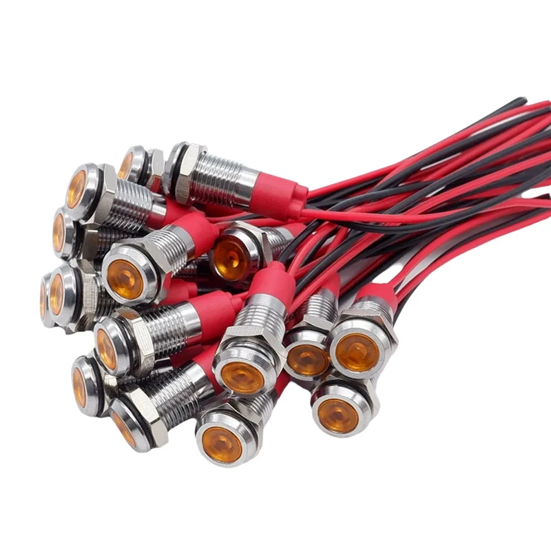 LICE-20Pcs 6 мм металлический светодиодный предупреждающий индикатор сигнальная лампа пилотный встроенный дисплей с проводом 3 В
LICE-20Pcs 6 мм металлический светодиодный предупреждающий индикатор сигнальная лампа пилотный встроенный дисплей с проводом 3 В