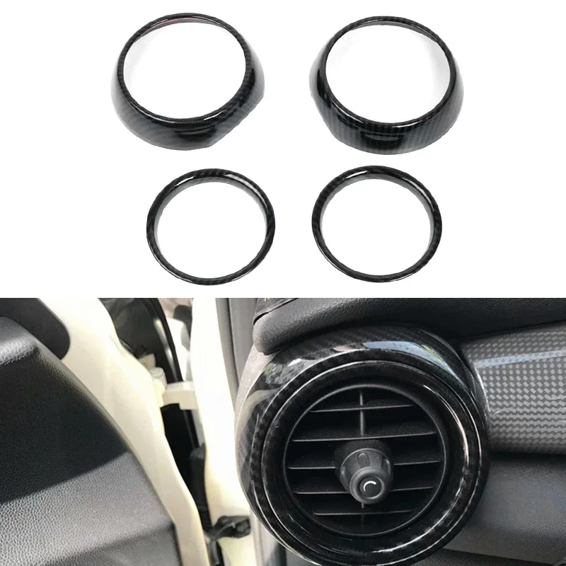 For BMW MINI Car Dashboard Side Conditioning Air Outlet Cover Auto Carbon Fiber Air Vent Decorative Sticker Car Interior Parts
For BMW MINI Car Dashboard Side Conditioning Air Outlet Cover Auto Carbon Fiber Air Vent Decorative Sticker Car Interior Parts