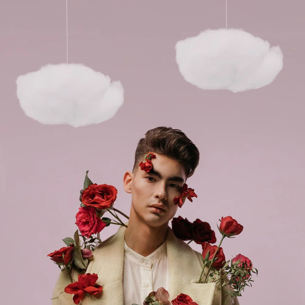 4Pcs Artificial Cloud Props Imitation 3D Realistic White Clouds Hanging Decorations for Ceiling Room Wedding Party Stage Show
4Pcs Artificial Cloud Props Imitation 3D Realistic White Clouds Hanging Decorations for Ceiling Room Wedding Party Stage Show