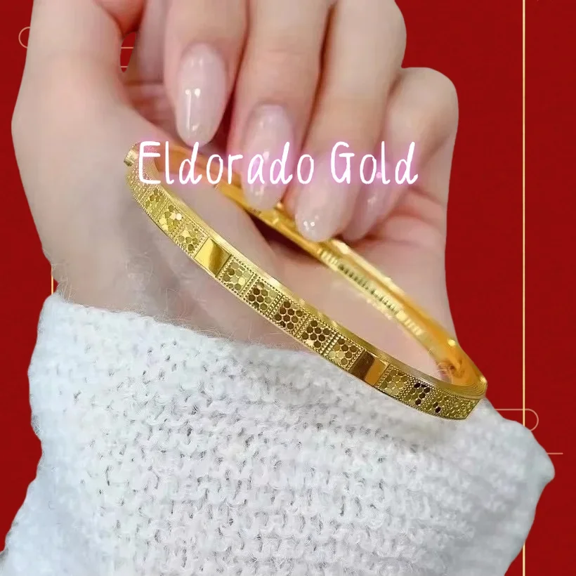 Wholesale of genuine gold 999cnc fish-scale Empress gold bracelet, oval sparkling disco clasp women's braceletValentine's Day g
Wholesale of genuine gold 999cnc fish-scale Empress gold bracelet, oval sparkling disco clasp women's braceletValentine's Day g