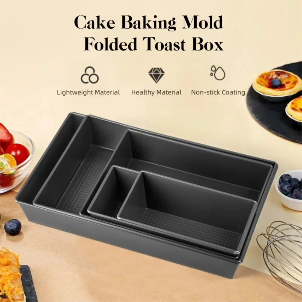 Thickened Carbon Steel Rectangle Loaf Pan Multi-Purpose NonStick Toast Mold Baking Tools Cake Bread Mold DIY
Thickened Carbon Steel Rectangle Loaf Pan Multi-Purpose NonStick Toast Mold Baking Tools Cake Bread Mold DIY