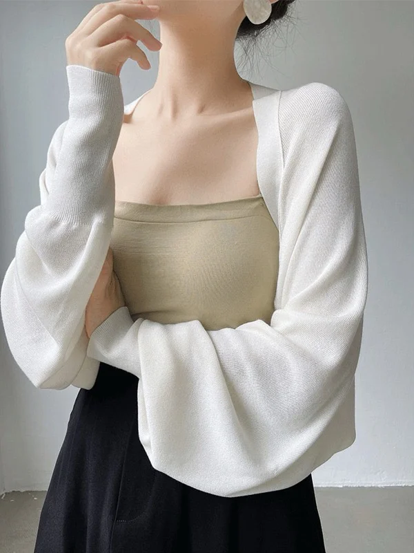 Women's Ice Silk Knitted Light Weight Sun Protection Open Cardigan Spring Autumn Summer Fashion Outerwear Top V-Neck Long Sleeve
Women's Ice Silk Knitted Light Weight Sun Protection Open Cardigan Spring Autumn Summer Fashion Outerwear Top V-Neck Long Sleeve