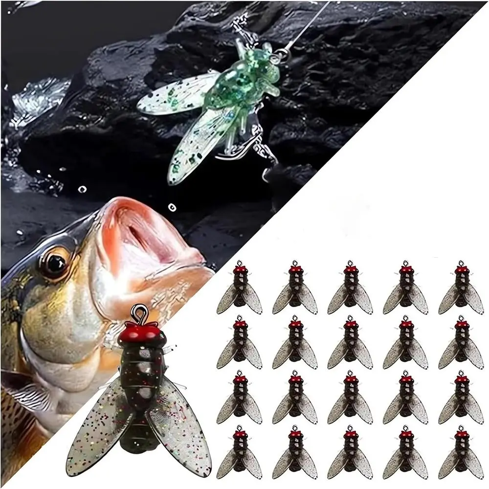 20PCS Sharpened Hook Bionic Fly Fishing Bait Durable Shrimp Flavor Dry Flies Fishing Lures Kit Simulated Flies 3 Different Sizes
20PCS Sharpened Hook Bionic Fly Fishing Bait Durable Shrimp Flavor Dry Flies Fishing Lures Kit Simulated Flies 3 Different Sizes