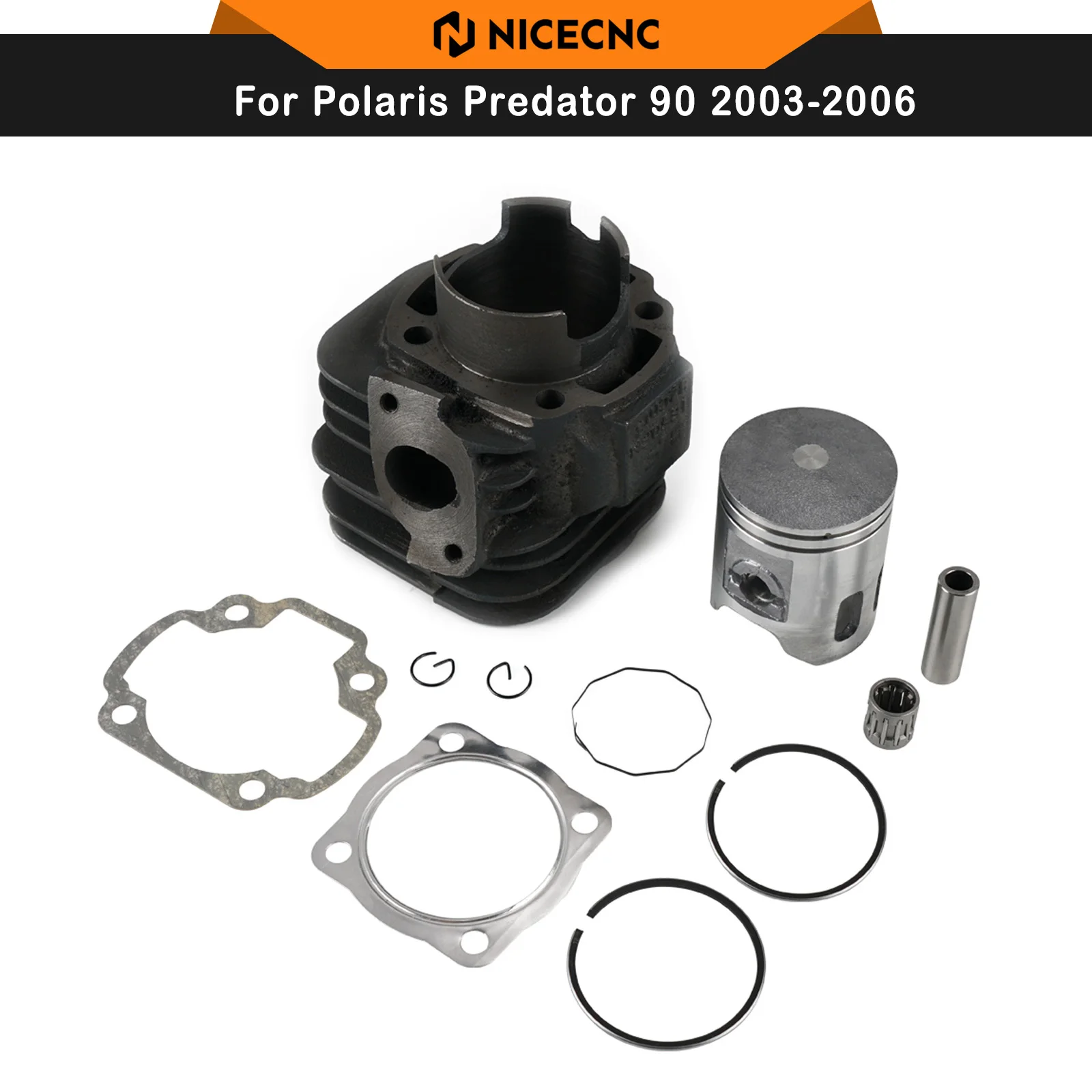 NICECNC for Predator Sportsman Scrambler 90 ATV Cylinder Engine Rebuild Kit for Polaris 90CC 2 Stroke Kids Replaces 0450007
NICECNC for Predator Sportsman Scrambler 90 ATV Cylinder Engine Rebuild Kit for Polaris 90CC 2 Stroke Kids Replaces 0450007