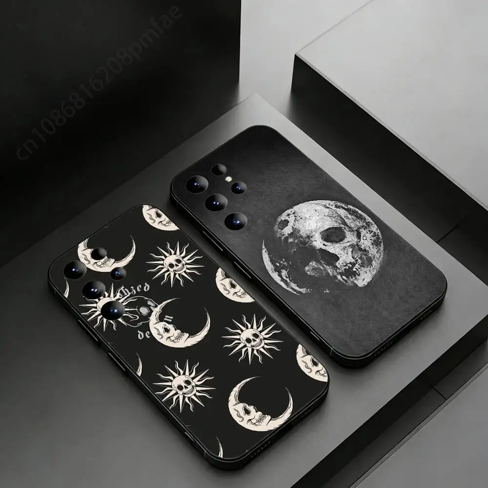 Skull Moon Gothic Phone case for Samsung Galaxy S24,25,26,23 22,21,S20 Plus Ultra FE soft fundas cases
Skull Moon Gothic Phone case for Samsung Galaxy S24,25,26,23 22,21,S20 Plus Ultra FE soft fundas cases