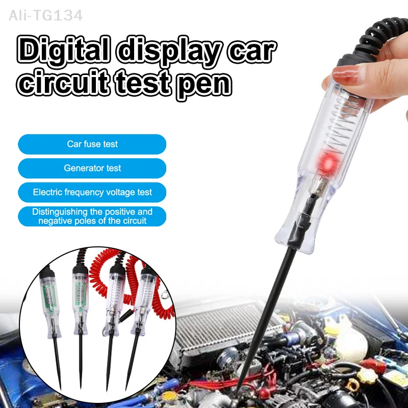 SHIDWJ New DC Voltage Continuity Tester Car Test Auto Light Tool Circuit Lead Probe Pen Bulb Automobile Diagnostic Tools
SHIDWJ New DC Voltage Continuity Tester Car Test Auto Light Tool Circuit Lead Probe Pen Bulb Automobile Diagnostic Tools