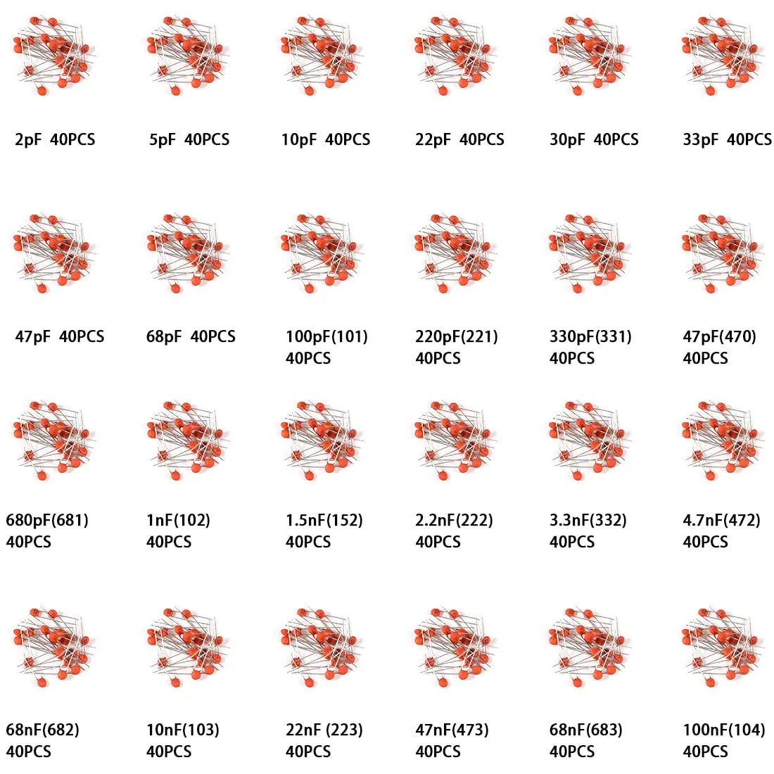 Набор электронных компонентов Mega, 1900 шт., конденсаторы, резисторы, светодиодные, транзисторы, диоды, 1n270, германиевые разъемы постоянного тока
Набор электронных компонентов Mega, 1900 шт., конденсаторы, резисторы, светодиодные, транзисторы, диоды, 1n270, германиевые разъемы постоянного тока