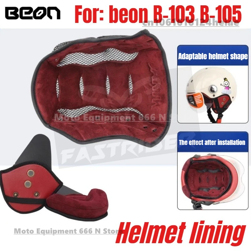 Original Beon B-103 Helmet Liner B-105 Helmet Liner Sponge Pad and Ear Protection Liner Helmet Accessories
Original Beon B-103 Helmet Liner B-105 Helmet Liner Sponge Pad and Ear Protection Liner Helmet Accessories