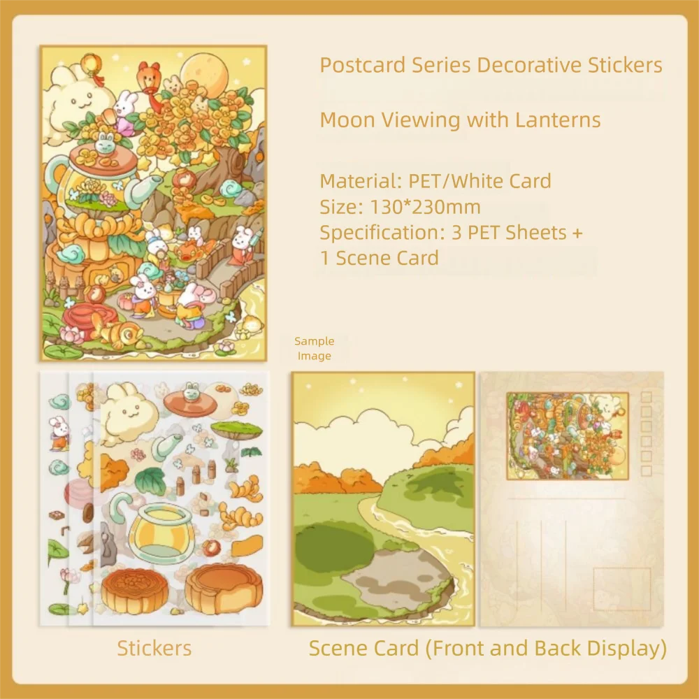 Multicolor 3D Micro Landscape Sticker PET DIY Accessories Decorative Scene Sticker Decompression Cartoon Miniature Scene Collage
Multicolor 3D Micro Landscape Sticker PET DIY Accessories Decorative Scene Sticker Decompression Cartoon Miniature Scene Collage