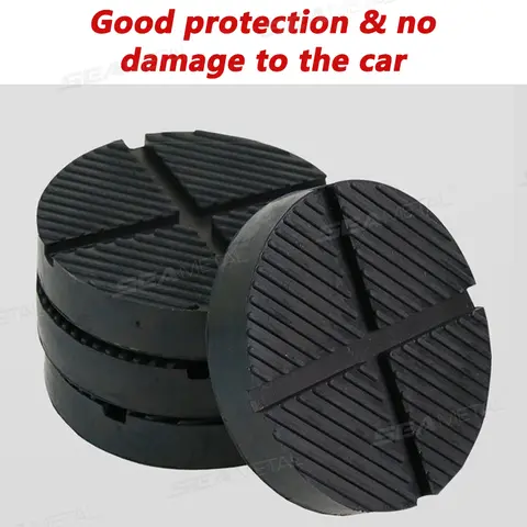 SEAMETAL 3 Sizes Universal Rubber Jack Pad Support Pinch Weld Slotted Floor Frame Rail Adapter Car Removal Repair Tool