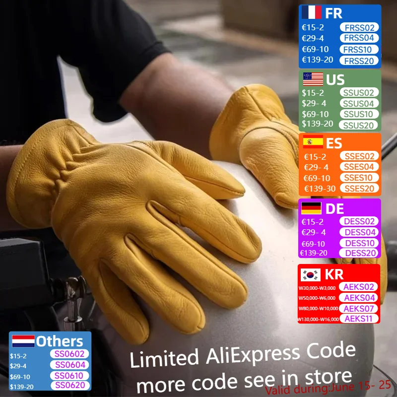 Retro Vintage Leather Motorcycle Gloves Cycling Sports Motocross Non-slip Off-road Racing Security Protection Riding Moto Gloves
Retro Vintage Leather Motorcycle Gloves Cycling Sports Motocross Non-slip Off-road Racing Security Protection Riding Moto Gloves