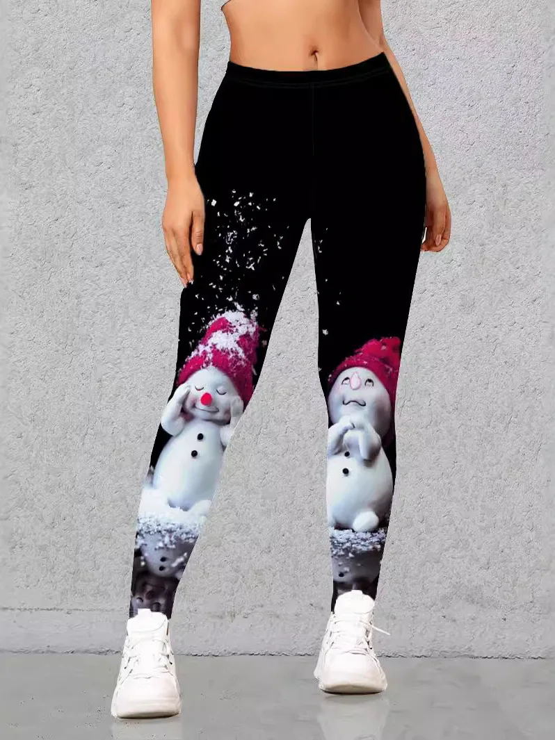 Digital Print Yoga Pants High Waist Nine Point Sports Fitn Women's Elastic Base Layer Pants Polyester Spandex Blend
Digital Print Yoga Pants High Waist Nine Point Sports Fitn Women's Elastic Base Layer Pants Polyester Spandex Blend