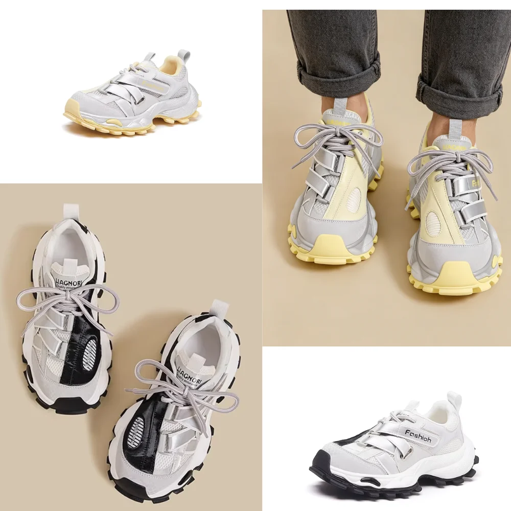 Toddler Kids Chunky Platform Sneakers Breathable Mesh Color Block Hiking Shoes Adjustable Lace Up Non-Slip Thick Lug Sole Light
Toddler Kids Chunky Platform Sneakers Breathable Mesh Color Block Hiking Shoes Adjustable Lace Up Non-Slip Thick Lug Sole Light
