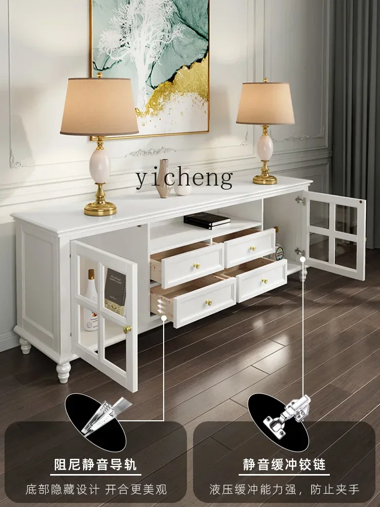 Solid Wood Light Luxury TV Low Cabinet Combination Modern Style Living Room Small Apartment Bedroom Cabinet High
Solid Wood Light Luxury TV Low Cabinet Combination Modern Style Living Room Small Apartment Bedroom Cabinet High