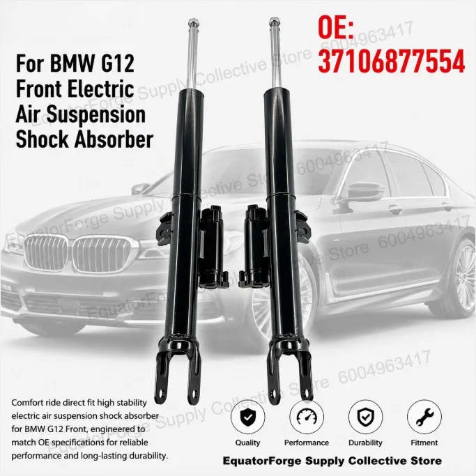 Comfort Ride Direct Fit High Stability Electric Air Suspension Shock Absorber for BMW G12 Front - OE 37106877554
Comfort Ride Direct Fit High Stability Electric Air Suspension Shock Absorber for BMW G12 Front - OE 37106877554