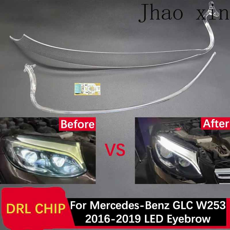 For Mercedes-Benz GLC W253 Ballast 16-2019 LED Eyebrow Angel Eye Car Daytime Lights DRL CHIP Lamp Tube White Light Circuit Board
For Mercedes-Benz GLC W253 Ballast 16-2019 LED Eyebrow Angel Eye Car Daytime Lights DRL CHIP Lamp Tube White Light Circuit Board