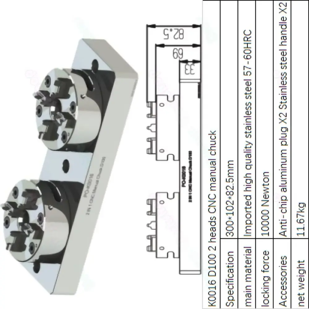 100mm Pneumatic manual Chuck for EDM Spark Machine Electrode Clamping Precision CNC Engraving Chuck apply to ER Interface
100mm Pneumatic manual Chuck for EDM Spark Machine Electrode Clamping Precision CNC Engraving Chuck apply to ER Interface
