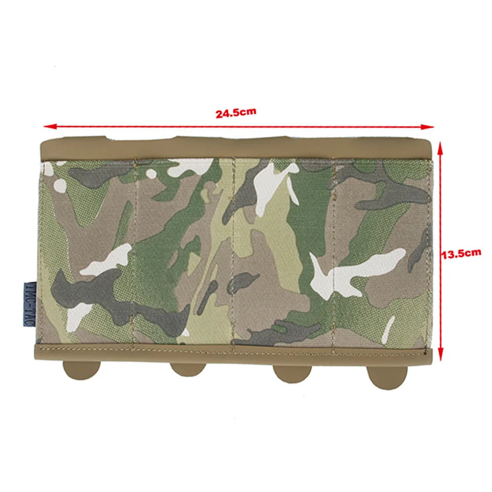 TMC Tactical Chassis Chest Rig Quadruple Mag Pouch Front Panel Insert Pouch 4-piece Storage Bag Multicam TMC3463
TMC Tactical Chassis Chest Rig Quadruple Mag Pouch Front Panel Insert Pouch 4-piece Storage Bag Multicam TMC3463