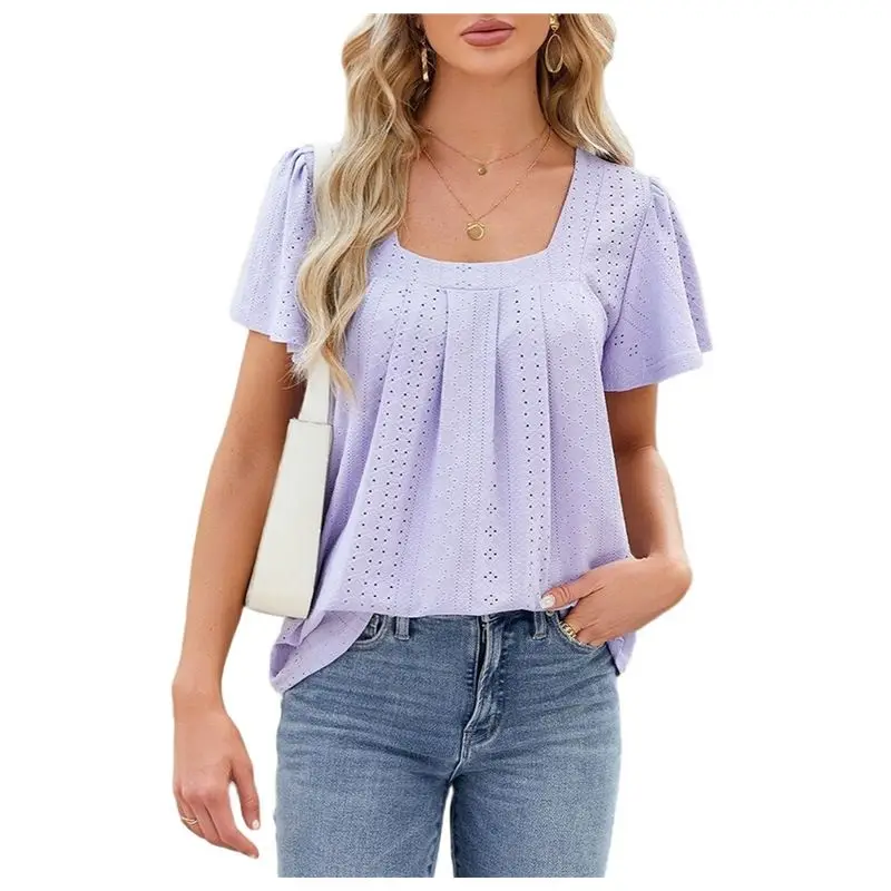 Women's Tunic Tops Loose Fit Short Sleeve Shirts Crew Neck Summer Casual Tops
Women's Tunic Tops Loose Fit Short Sleeve Shirts Crew Neck Summer Casual Tops