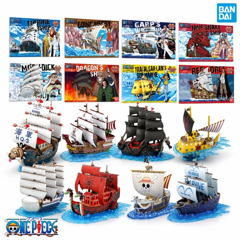 Bandai Genuine One Piece Grand Ship Collection Merry Red Force Moby Dick Law Anime Boat Model Kits
Bandai Genuine One Piece Grand Ship Collection Merry Red Force Moby Dick Law Anime Boat Model Kits