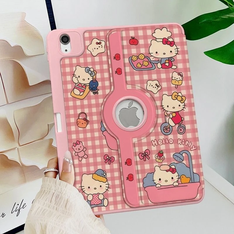 Cute Hello Kitty IPad Cover for IPad Pro 11th A16 10th 10.9Inch Rotatable Case for Air1/2 5/6th 9.7in Auto Sleep Shockproof Case
Cute Hello Kitty IPad Cover for IPad Pro 11th A16 10th 10.9Inch Rotatable Case for Air1/2 5/6th 9.7in Auto Sleep Shockproof Case