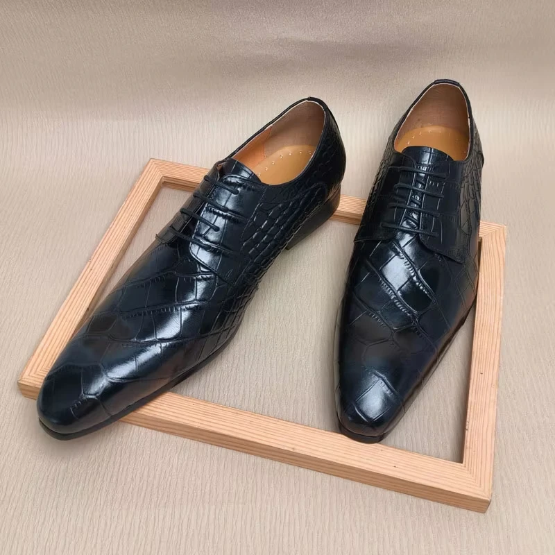 Handcrafted Leather Men Shoes New Trend Printing Business Office Wedding Retro Style Dress Shoe Genuine Cow Leather Best Quality
Handcrafted Leather Men Shoes New Trend Printing Business Office Wedding Retro Style Dress Shoe Genuine Cow Leather Best Quality