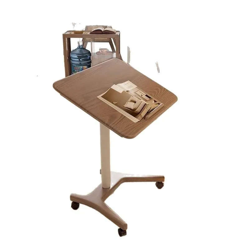 Solid wood lifting computer table removable small apartment desk home study table foldable small desk with wheels
Solid wood lifting computer table removable small apartment desk home study table foldable small desk with wheels