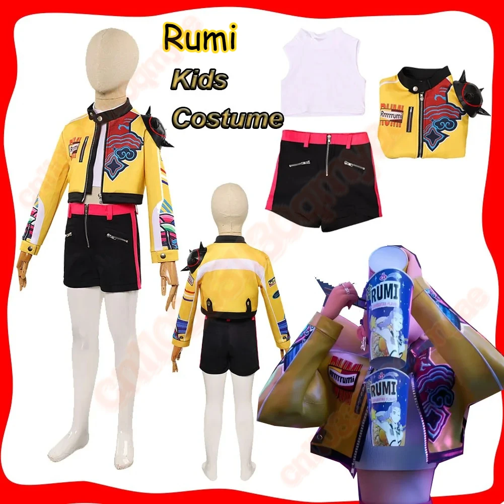 Demon Hunter of KPop Rumi Cosplay Kids Girl Clothing 2025 Cartoon Disguise Costume Teen 6 to 14 Years Roleplay Halloween Outfits
Demon Hunter of KPop Rumi Cosplay Kids Girl Clothing 2025 Cartoon Disguise Costume Teen 6 to 14 Years Roleplay Halloween Outfits