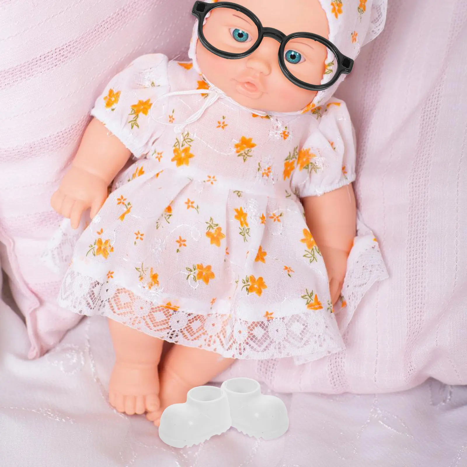 1Set Miniature Shoes and Glasses for 17Cm Mini Stylish Plastic Eyewear Accessories for Crafts Dress Up Display
1Set Miniature Shoes and Glasses for 17Cm Mini Stylish Plastic Eyewear Accessories for Crafts Dress Up Display