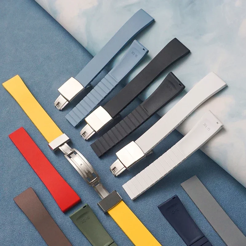 CTS Fluororubber Watch Strap 18 19 20 21 22mm High Quality Quick Release Butterfly Buckle Watch Bands FKM Strap For Cut To Size
CTS Fluororubber Watch Strap 18 19 20 21 22mm High Quality Quick Release Butterfly Buckle Watch Bands FKM Strap For Cut To Size