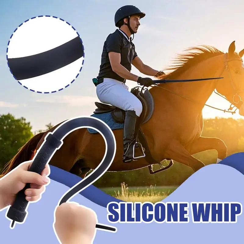 Horse Training Whip Silicone Riding Horse Whip Cosplay Equipment Training Tool Soft Racing Accessories With Comfortable Handle
Horse Training Whip Silicone Riding Horse Whip Cosplay Equipment Training Tool Soft Racing Accessories With Comfortable Handle