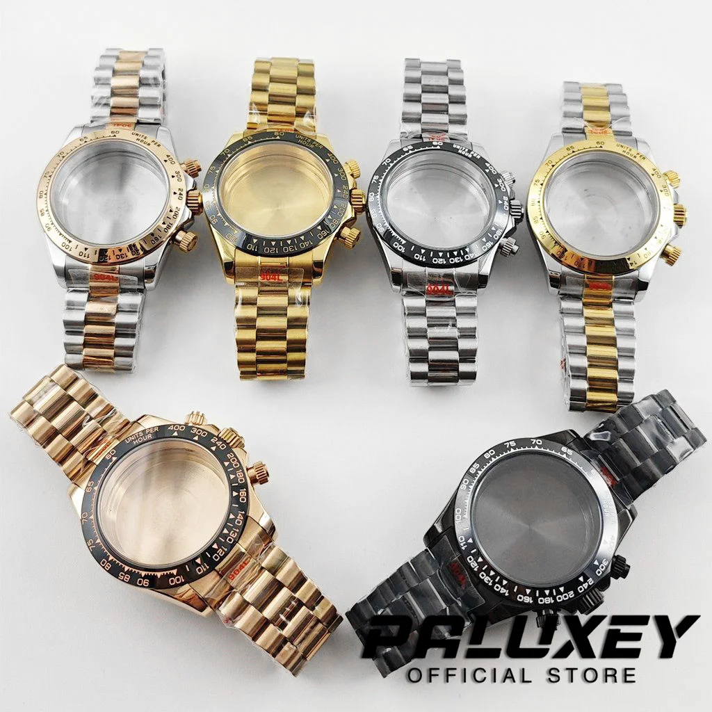 Presidential bracelet Daytona 40mm VK63 Sapphire Glass Watch Case Men's Watch Accessories Suitable for VK63 VK64 Quartz Movement
Presidential bracelet Daytona 40mm VK63 Sapphire Glass Watch Case Men's Watch Accessories Suitable for VK63 VK64 Quartz Movement