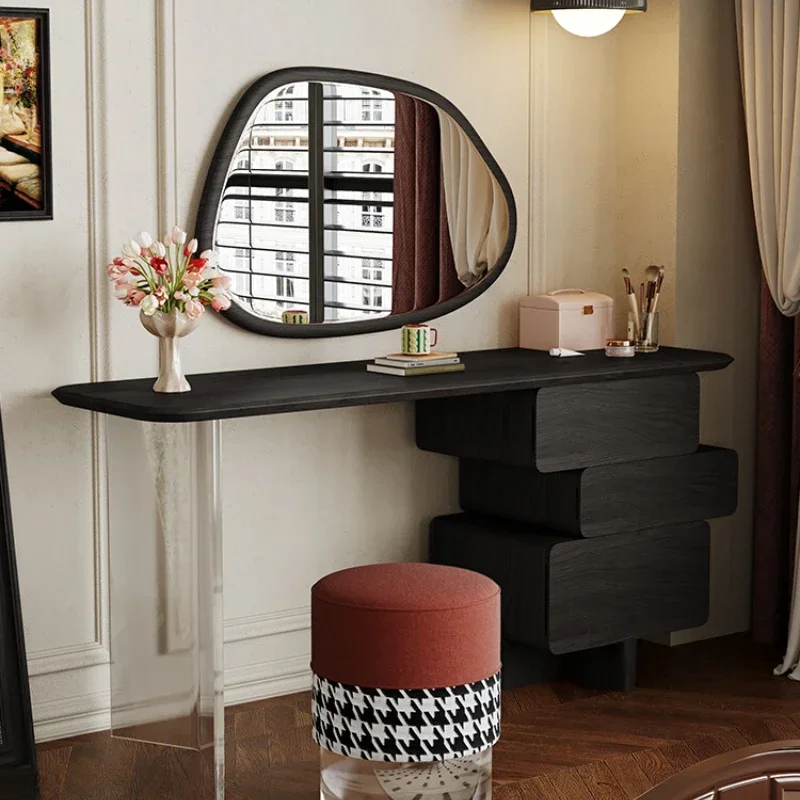 Aesthetic Black Vanity Table Drawer Decoration Modern Salon Makeup Cabinet Luxury Europa Beauty Penteadeira Feminina Furniture
Aesthetic Black Vanity Table Drawer Decoration Modern Salon Makeup Cabinet Luxury Europa Beauty Penteadeira Feminina Furniture