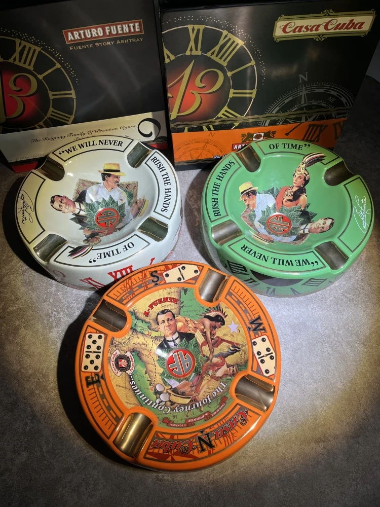 Пепельница для сигар Arturo Fuente, большая, керамическая, с дизайном «Рука времени», в офисном/клубном стиле, с четырьмя отделениями, креативный подарок
Пепельница для сигар Arturo Fuente, большая, керамическая, с дизайном «Рука времени», в офисном/клубном стиле, с четырьмя отделениями, креативный подарок