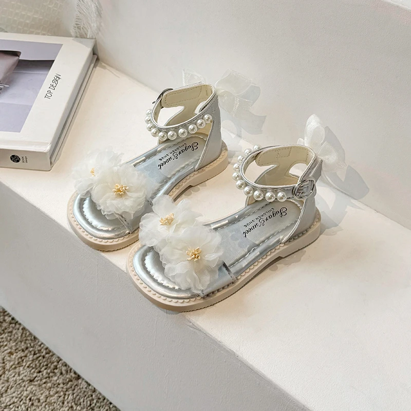 Fashion Girls Flowers Sandals Ankle Strap Beading Open-toe Sandalias Low Heels Party Dance Shoes for Baby Girls 6-12Y Summer
Fashion Girls Flowers Sandals Ankle Strap Beading Open-toe Sandalias Low Heels Party Dance Shoes for Baby Girls 6-12Y Summer