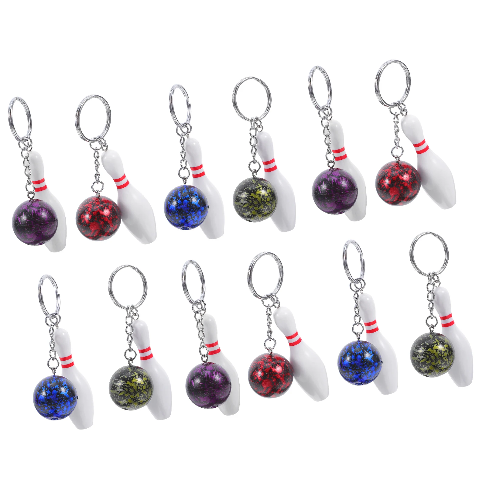 12 Pcs Mini Bowling Keychains Sports Theme Key Ring Decor Lovely Hanging Charm Bag Pendant Keepsakes Small Sports Gifts
12 Pcs Mini Bowling Keychains Sports Theme Key Ring Decor Lovely Hanging Charm Bag Pendant Keepsakes Small Sports Gifts
